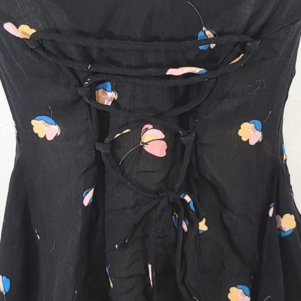 *NWT* INTIMATELY FREE PEOPLE Radea Printed Cami Black Floral, size XS